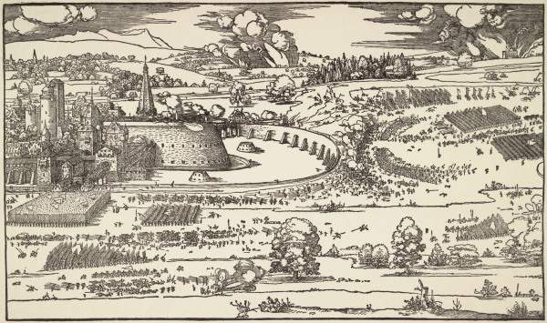 The Siege of a Citadel I / Dürer / 1527 od Albrecht Dürer