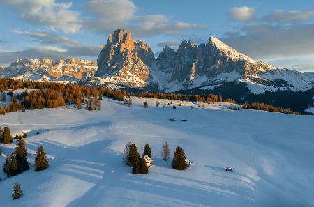 Winter in the Dolomites