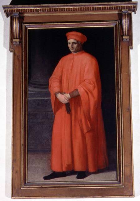 Portrait of Marco Datini (c.1335-1410) od Alessandro Allori