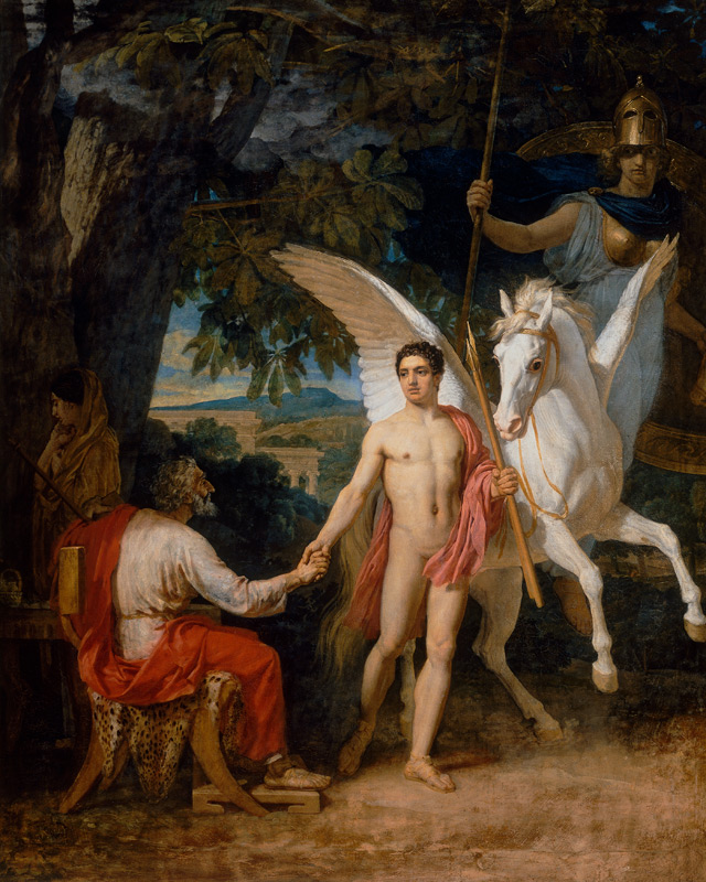 Bellerophon before the fight against the Chimera od Alexander Andrejewitsch Iwanow