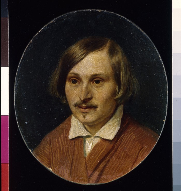 Portrait of the author Nikolai Gogol (1809-1852) od Alexander Andrejewitsch Iwanow