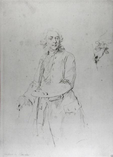 Portrait of Francois Boucher (1703-70) od Alexander Roslin