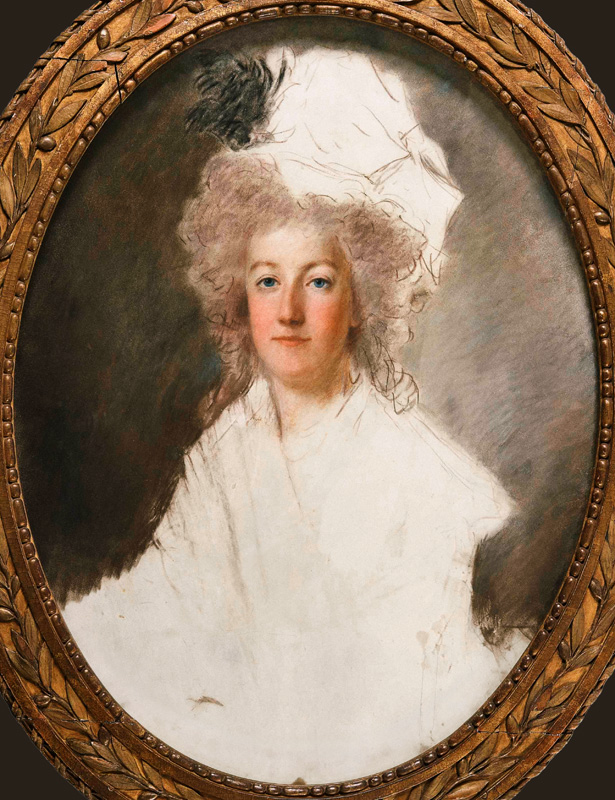 Unfinished portrait of Marie-Antoinette (1774-92) 1770-1819 od Alexandre Kucharski