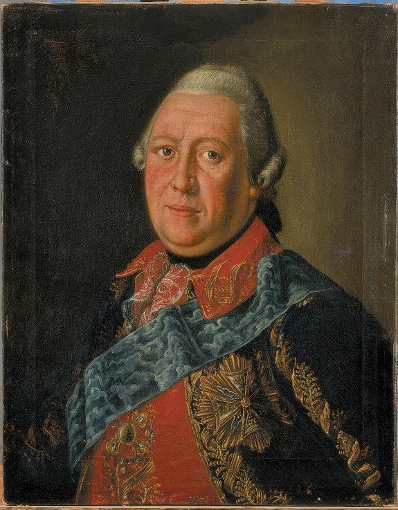 Portrait of Count Ivan Simonovich Gendrikov (1719-1782) od Alexej Petrowitsch Antropow