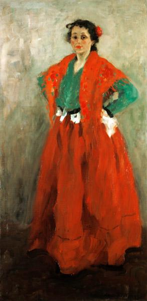 Helene Jawlensky in Spanish outfit.