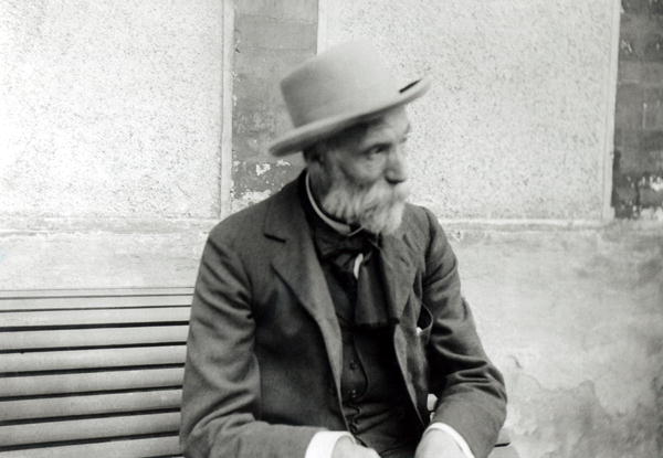 Auguste Renoir (1841-1919), 1898 (b/w photo)  od Alfred Natanson