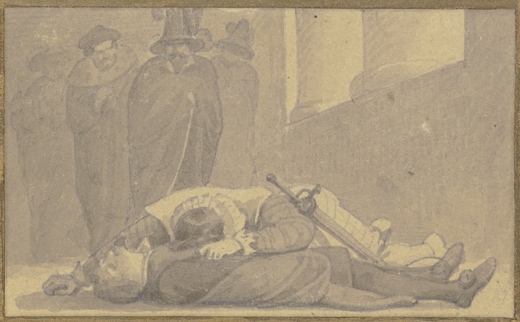Wallersteins death od Alfred Rethel