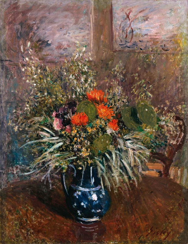 Still Life of Wild Flowers od Alfred Sisley