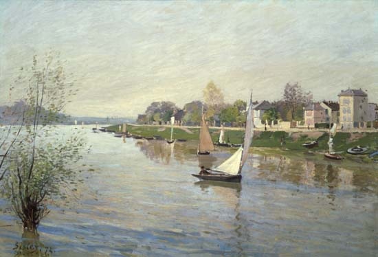 Seine at Argenteuil od Alfred Sisley