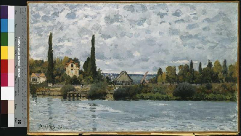 Die Seine bei Bougival od Alfred Sisley