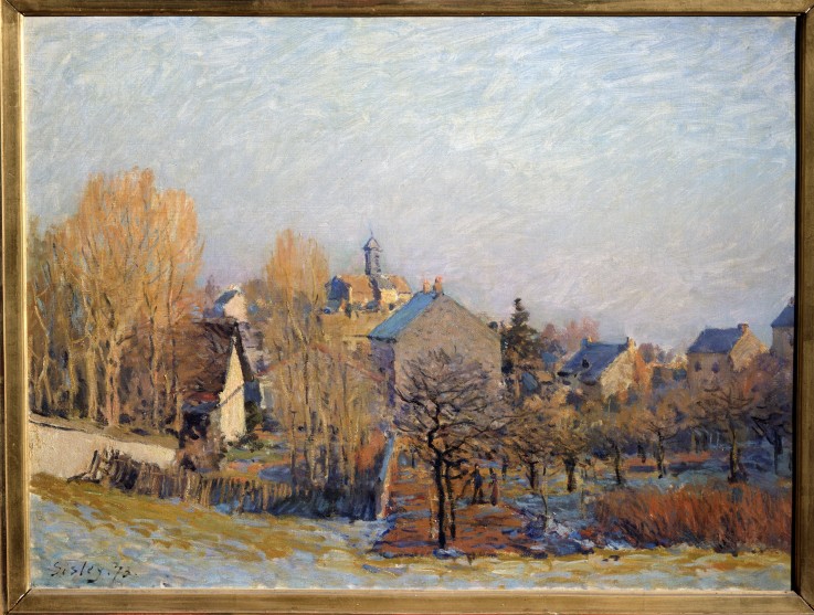 Frost in Louveciennes od Alfred Sisley