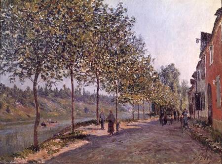 June Morning in Saint-Mammes od Alfred Sisley
