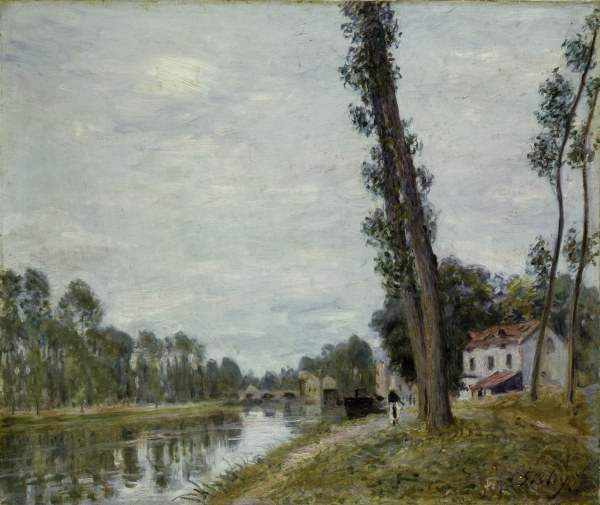 Sisley / River landscape od Alfred Sisley