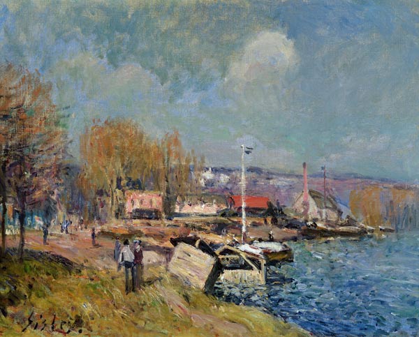 The Seine at Port-Marly od Alfred Sisley