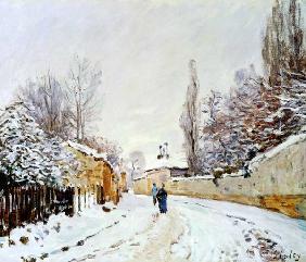 Road under Snow, near Louveciennes