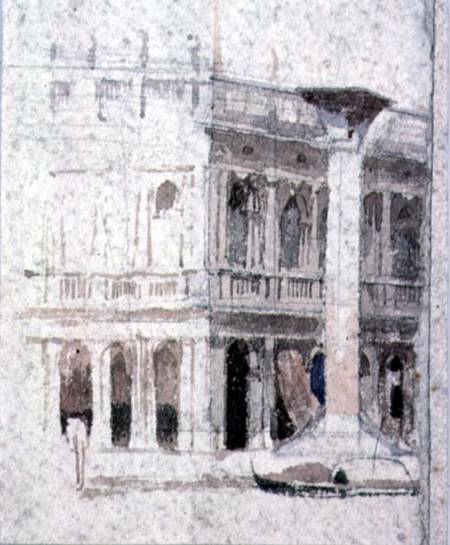 A Building in Venice, near St. Mark's od Alfred Stevens