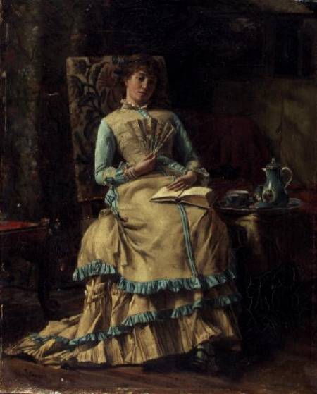 Woman in an Interior od Alfred Stevens