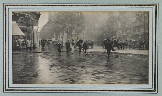Wet Day on a Boulevard, Paris od Alfred Stieglitz