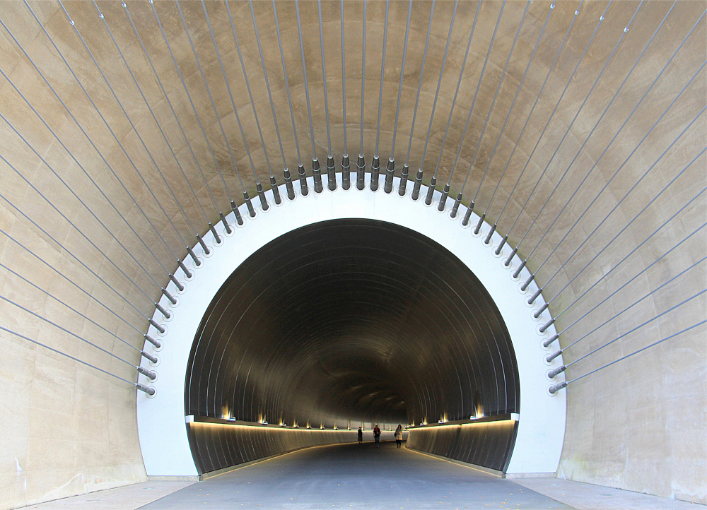 Miho museum tunnel od Aliza Riza