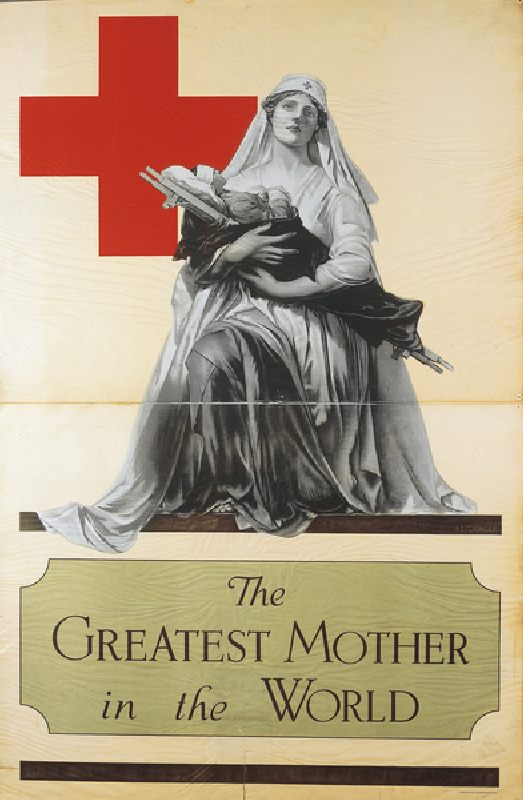 The Greatest Mother in World - WWI Red Cross poster, 1918 (colour litho) od Alonzo Earl Foringer