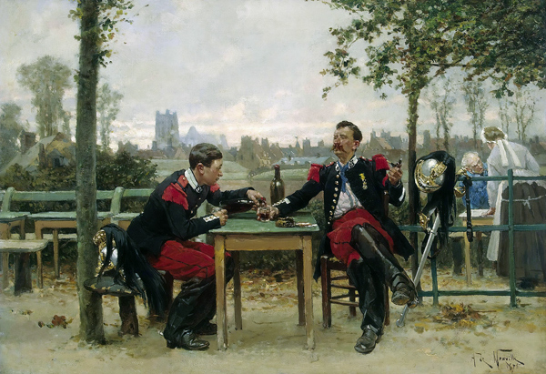 The Commander's Feast od Alphonse Marie de Neuville