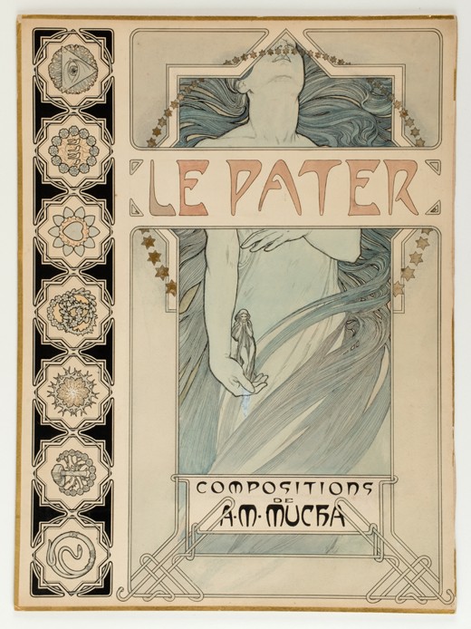 Cover Design for the illustrated edition Le Pater od Alphonse Mucha