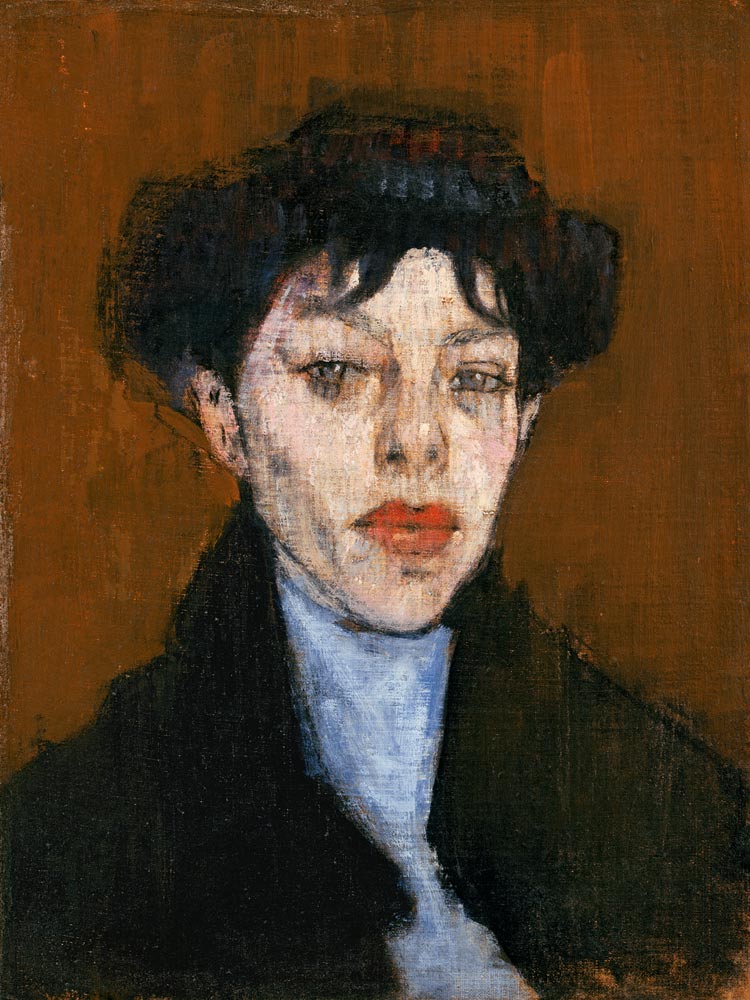 Woman with a Blue Scarf od Amadeo Modigliani