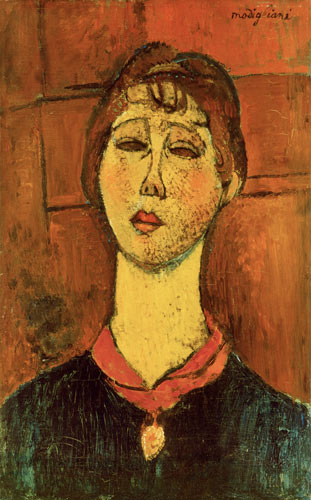 Portrait the Mme Blanche Dorivale od Amadeo Modigliani