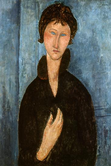 Woman with Blue Eyes