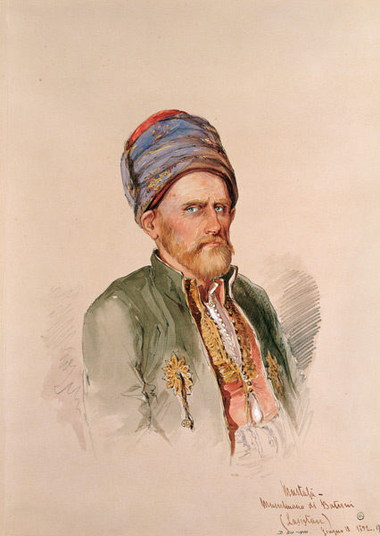 Mustapha - Moslem from Batum od Amadeo Preziosi