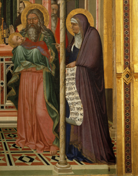 Presentation,Simeon u.Hanna od Ambrogio Lorenzetti