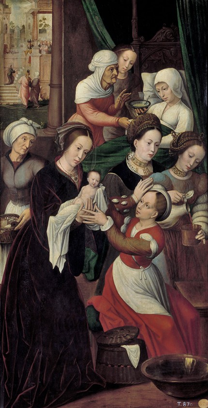 The Nativity of the Virgin Mary od Ambrosius Benson