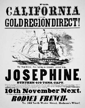 Clipper Ship Poster, 1849 (print)