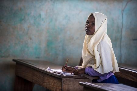 African school girl