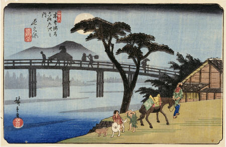 Nagakubo od Ando oder Utagawa Hiroshige