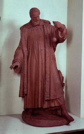 Terracotta figure of Galileo (1564-1642)