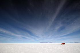 Driving on the Salar