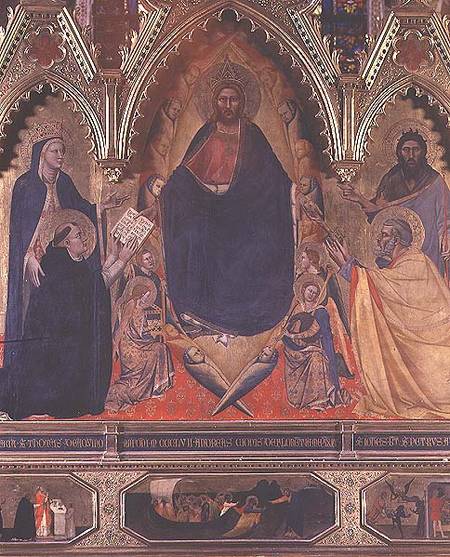 The Strozzi Altarpiece od Andrea di Cione Orcagna