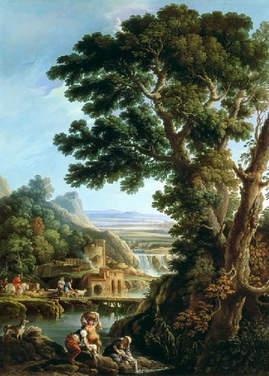 A Landscape in Latium with Washerwomen