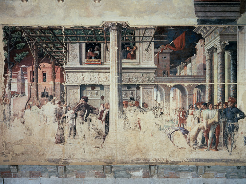 Martyrdom of St. Christopher od Andrea Mantegna