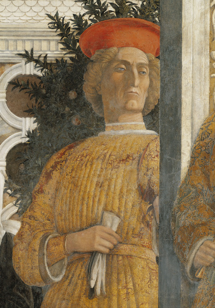 Camera d.Sposi, Courtier od Andrea Mantegna