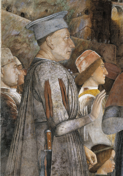 Ludovico Gonzaga, Det., Fresco A.Mantegna od Andrea Mantegna