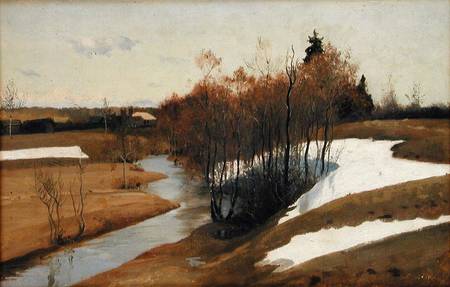 River Kordonka od Andrei Petrovich Ryabushkin