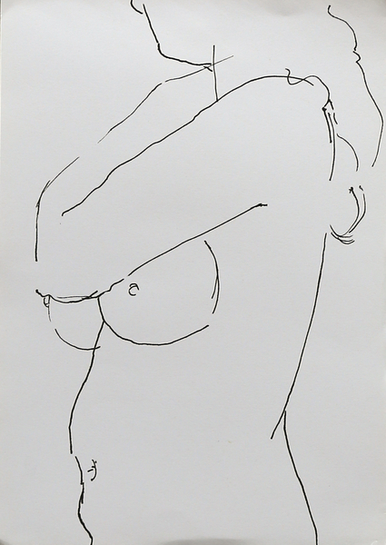 Nude with Folded Arm od Angie Kenber