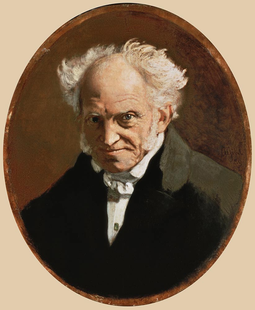 Portrait of Arthur Schopenhauer od Angilbert Göbel