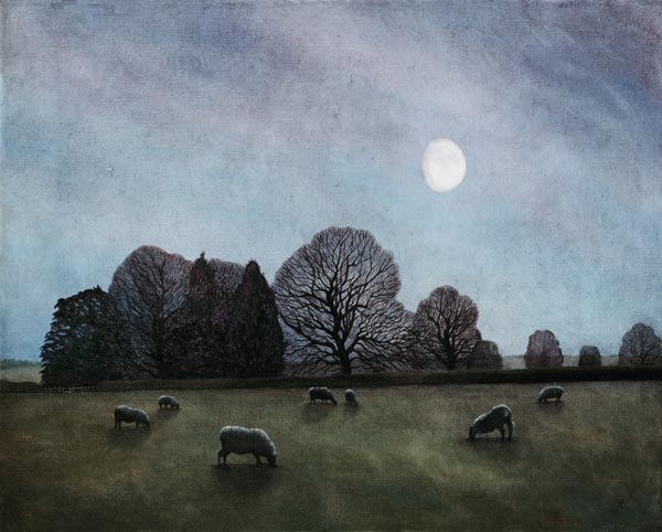 Moonlit Night, 2004 (oil on canvas)  od Ann  Brain