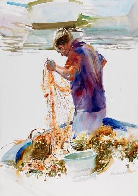 Sicilian Fisherman and net