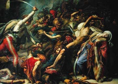 The Revolt at Cairo, 21st October 1798 od Anne-Louis Girodet de Roucy-Trioson