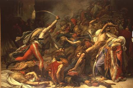 The Revolt at Cairo, 21st October 1798 od Anne-Louis Girodet de Roucy-Trioson