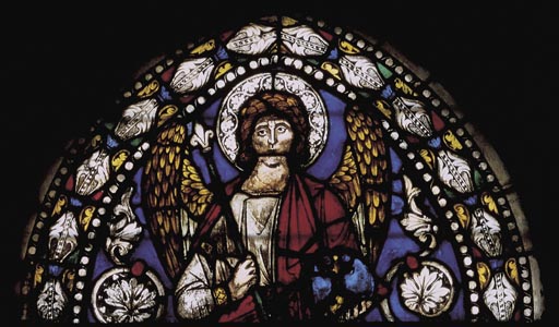 Assisi, Glasfenster, Engel mit Zepter od Anonym, Haarlem